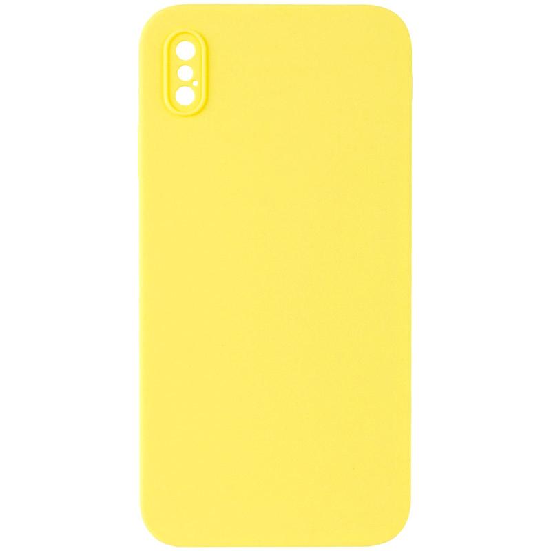Чохол Silk Square Full Camera Protective (AA) NO LOGO для Apple iPhone X / XS (5.8")