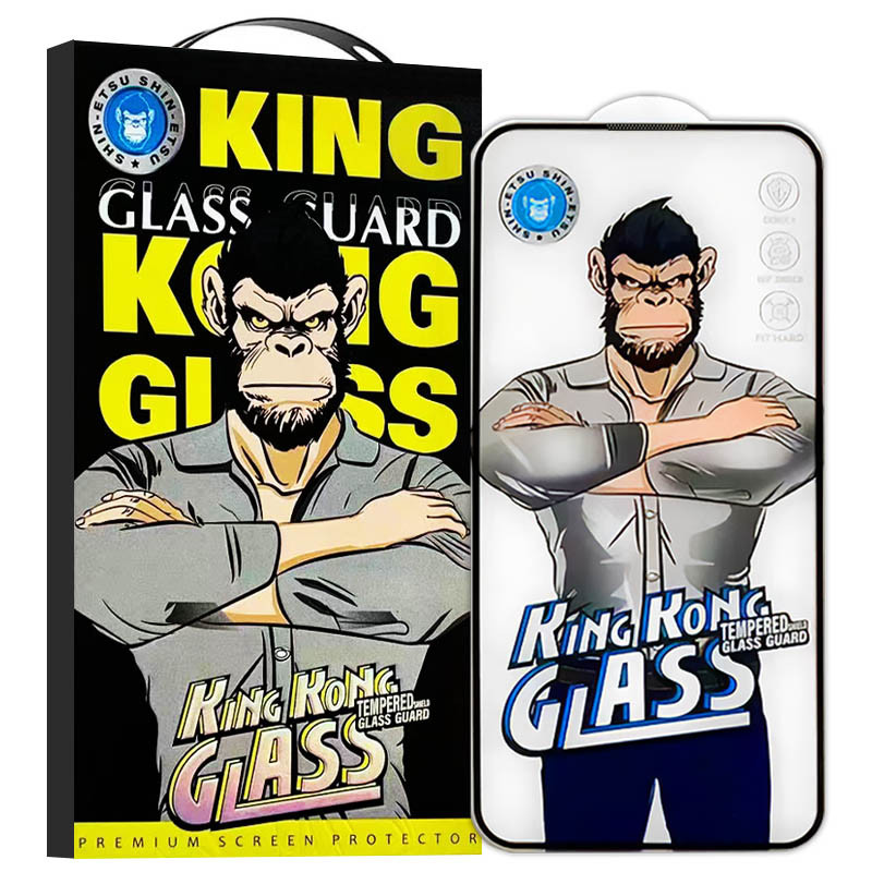 Захисне 2.5D скло King Kong HD для Apple iPhone 16 Pro Max (6.9") Чорний