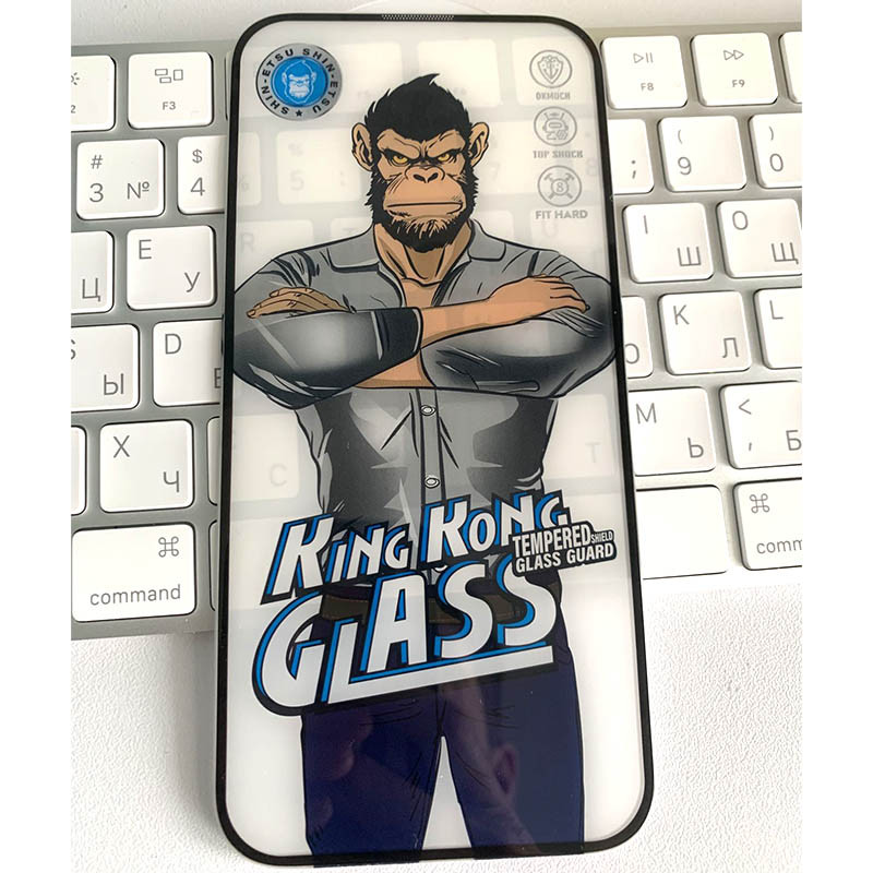 Захисне 2.5D скло King Kong HD для Apple iPhone 16 Pro Max (6.9") Чорний