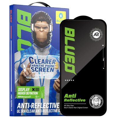 Захисне 2.5D скло Blueo AR HD для Apple iPhone 17 / 17 Pro / 16 Pro / 18 Pro (6.3") Чорний