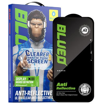 Захисне 2.5D скло Blueo AR HD для Apple iPhone 15 Pro (6.1") Чорний