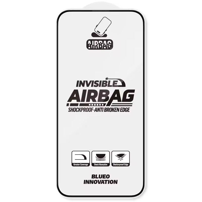 Захисне 3D скло Blueo Invisible Airbag для Apple iPhone 17 / 17 Pro / 16 Pro / 18 Pro (6.3") Чорний