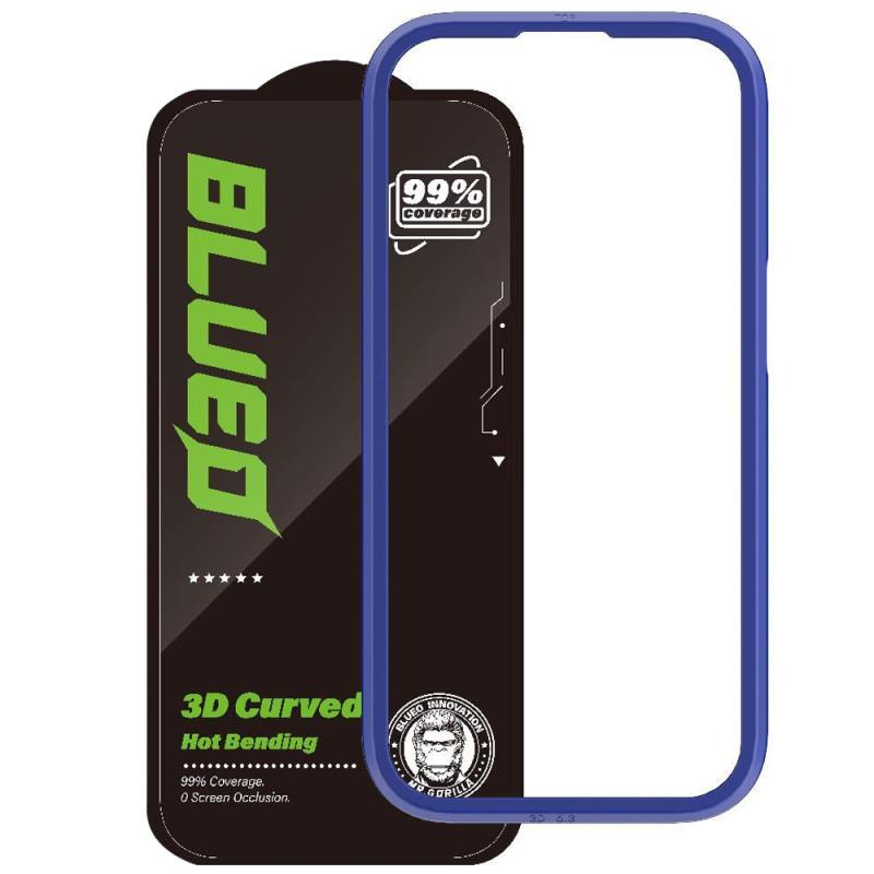 Захисне 3D скло Blueo Hot Bending для Apple iPhone 17 Pro Max / 16 Pro Max /18 Pro Max (6.9″) Чорний