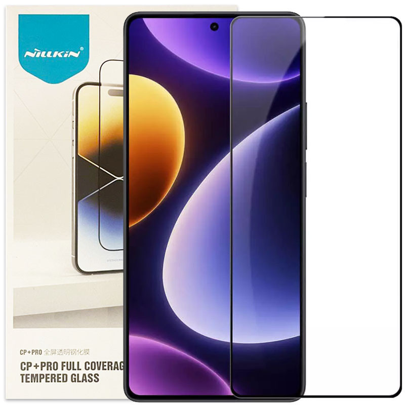Захисне скло Nillkin (CP + PRO) для Xiaomi Redmi K60 / K60 Pro / K60E / Poco F5 Pro Чорний