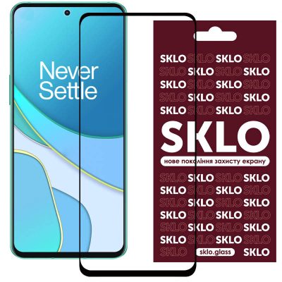 Захисне скло SKLO 3D для Realme 10 Pro 5G Чорний