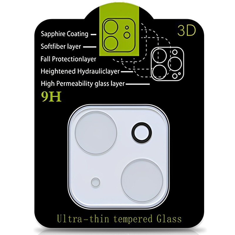 Захисне скло на камеру Full Block (тех.пак) для Apple iPhone 15 (6.1") / 15 Plus (6.7")