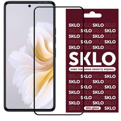 Захисне скло SKLO 3D для TECNO Camon 20 Pro (CK7n) Чорний