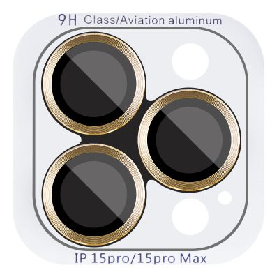 Захисне скло Metal Classic на камеру (у упак.) для Apple iPhone 15 Pro (6.1") / 15 Pro Max (6.7")