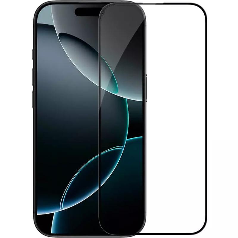 Захисне скло Nillkin (CP + max 3D) (full glue) для Apple iPhone 16 Pro Max (6.9″) Чорний