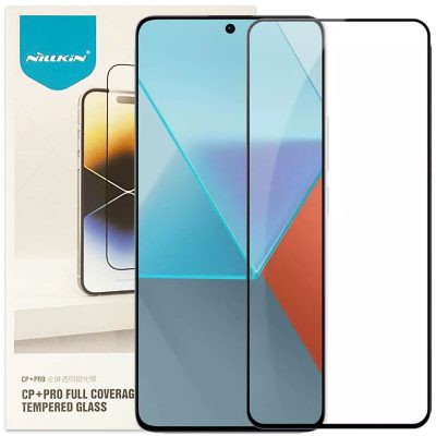 Захисне скло Nillkin (CP + PRO) для Xiaomi Poco X6 / Note 13 Pro 4G/5G / 14s Чорний