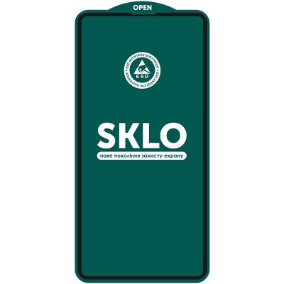 Захисне скло SKLO 5D (тех.пак) для Apple iPhone 16 Pro Max (6.9") Чорний