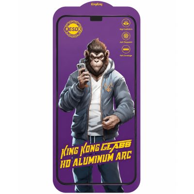 Захисне скло 5D Anti-static Purple (тех.пак) для Apple iPhone 11 Pro Max / XS Max (6.5") Чорний