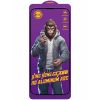 Захисне скло 5D Anti-static Purple (тех.пак) для Apple iPhone 13 / 13 Pro / 14 / 16e / 17e (6.1") Чорний