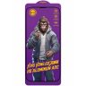 Захисне скло 5D Anti-static Purple (тех.пак) для Apple iPhone 13 / 13 Pro / 14 / 16e / 17e (6.1") Чорний