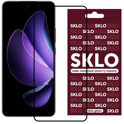 Захисне скло SKLO 3D для Oppo A5 Pro 4G/5G Чорний