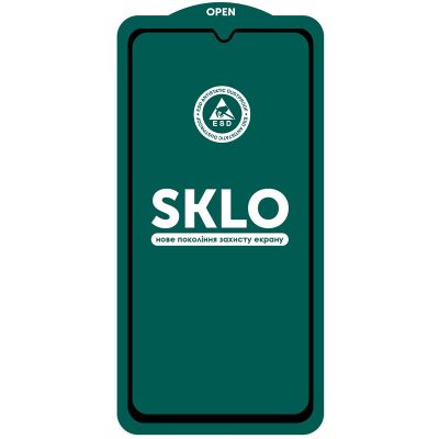 Захисне скло SKLO 5D (тех.пак) для Samsung Galaxy A18 / A17 / A26 / A16 Чорний