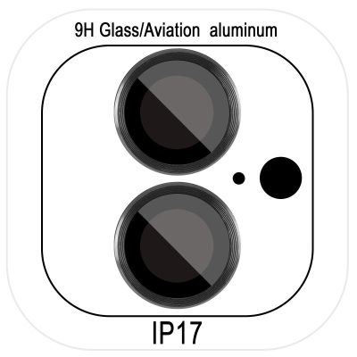 Захисне скло Metal Classic на камеру (у упак.) для Apple iPhone 17 (6.3")