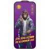 Захисне скло 5D Anti-static Purple (тех.пак) для Apple iPhone 17 Pro / 18 Pro (6.3") Чорний