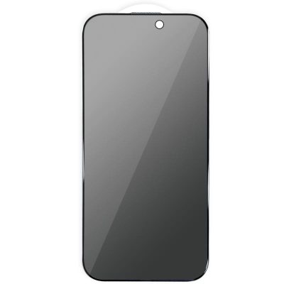 Захисне скло Privacy 5D (тех.пак) для Apple iPhone 17 / 16 Pro (6.3") Чорний