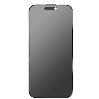 Захисне скло Privacy 5D Matte (тех.пак) для Apple iPhone 17 / 16 Pro (6.3") Чорний