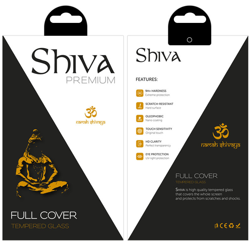Захисне скло Shiva (Full Cover) для Apple iPhone 13 Pro Max / 14 Plus (6.7") Чорний