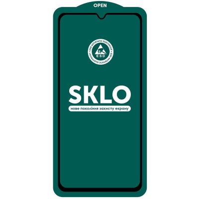 Захисне скло SKLO 5D (тех.пак) для Xiaomi Redmi 15C (EU) / Poco C85 (EU) Чорний