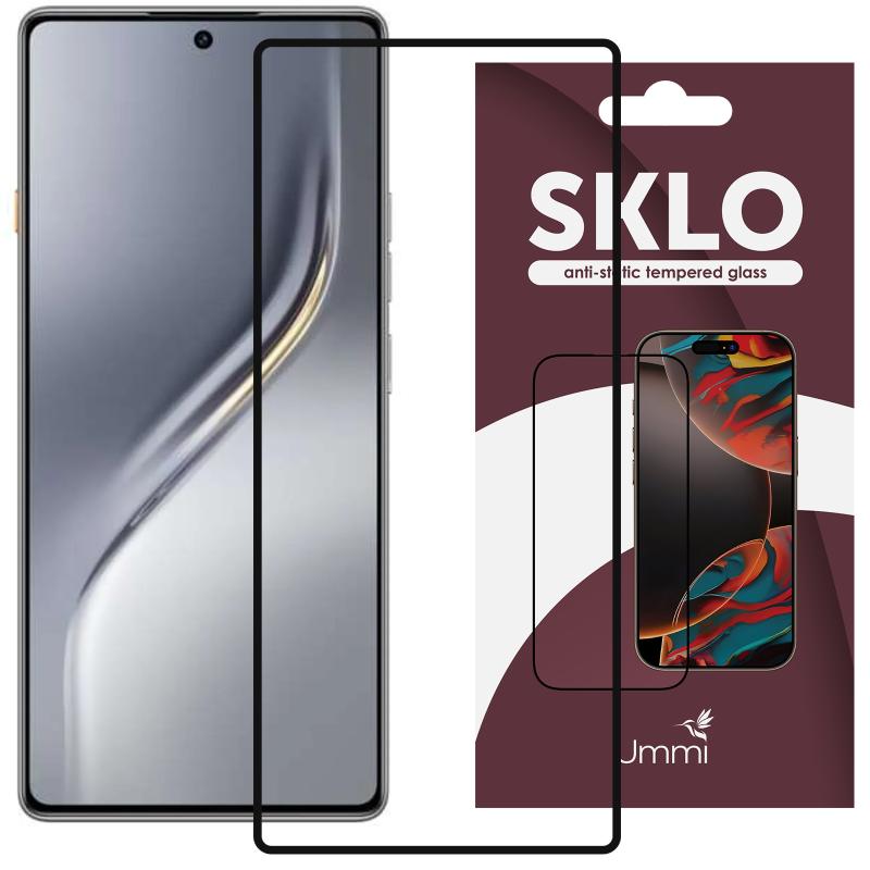 Захисне скло SKLO 3D для TECNO Camon 40 (CM5) Чорний