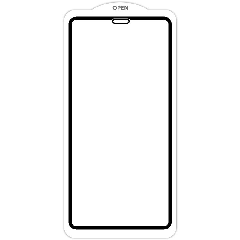 Захисне скло SKLO 5D (тех.пак) для Apple iPhone 12 Pro / 12 (6.1") Чорний