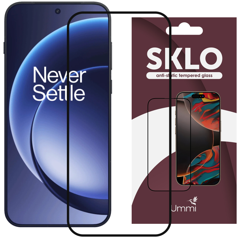 Захисне скло SKLO 3D для OnePlus 15R / Ace 5 Ultra / Nord 5 Чорний