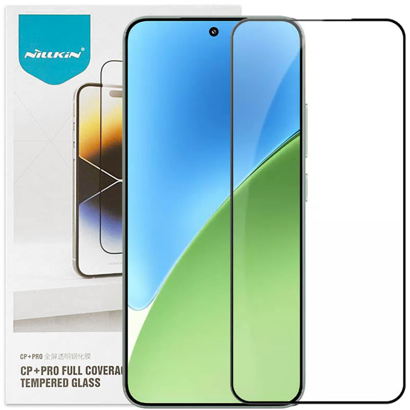 Захисне скло Nillkin (CP + PRO) для Xiaomi 17T / Poco X8 Pro / F8 Pro / F9 Pro Чорний