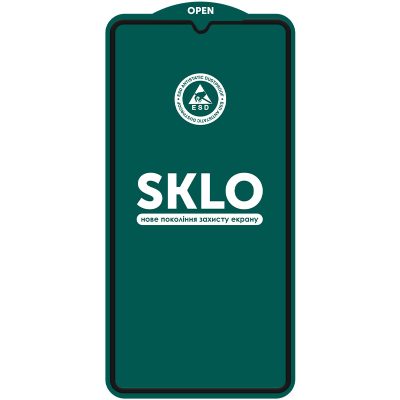 Захисне скло SKLO 5D (тех.пак) для Xiaomi Redmi 17 / 15C (GL) / A7 Pro / Poco C85 (GL) / C81 /M8x Чорний