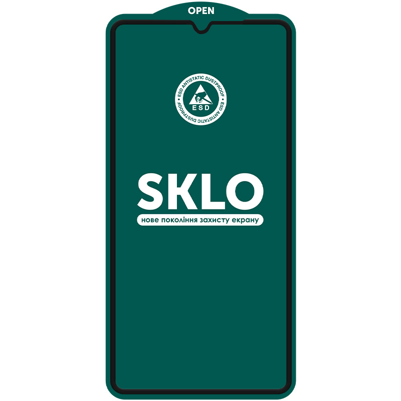 Захисне скло SKLO 5D (тех.пак) для Xiaomi Redmi 17 / 15C (GL) / A7 Pro / Poco C85 (GL) / C81 /M8x Чорний