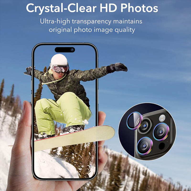 Захисне скло Metal Classic на камеру (у упак.) для Apple iPhone 16 Pro (6.3") / 16 Pro Max (6.9")