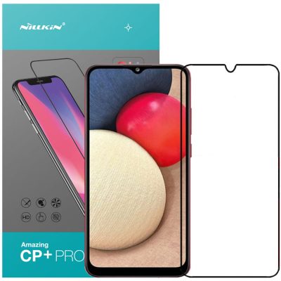 Захисне скло Nillkin (CP + PRO) для Samsung Galaxy A02s / A02 / M02s / M02 / A03s / A03 Core / A03 Чорний