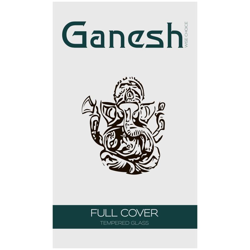 Захисне скло Ganesh (Full Cover) для Apple iPhone 13 / 13 Pro / 14 / 16e / 17e (6.1") Чорний