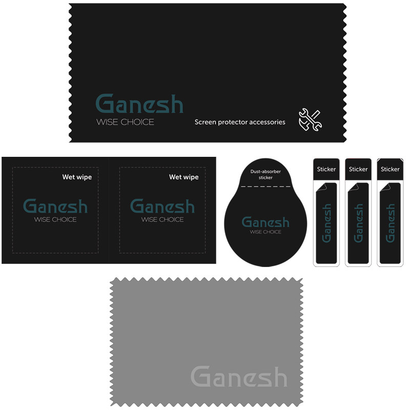 Захисне скло Ganesh (Full Cover) для Samsung Galaxy S25 / S24 Чорний