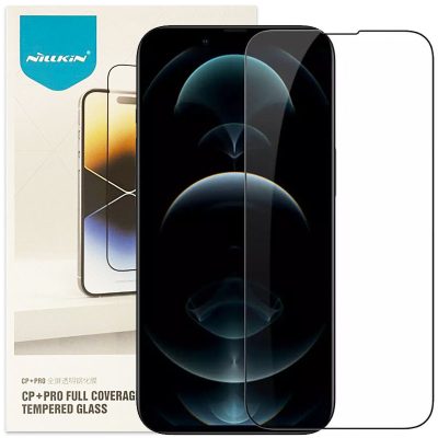 Захисне скло Nillkin (CP+PRO) для Apple iPhone 13 / 13 Pro / 14 / 16e / 17e (6.1") Чорний