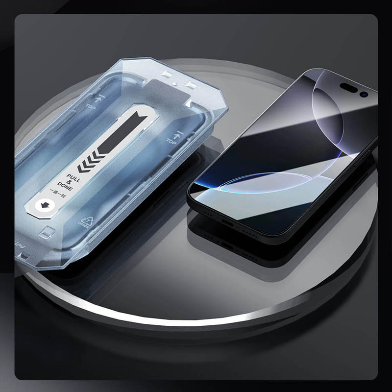 Захисне скло Nillkin (CP + PRO) для Apple iPhone 16 Pro Max (6.9″) ( + аплікатор) Чорний