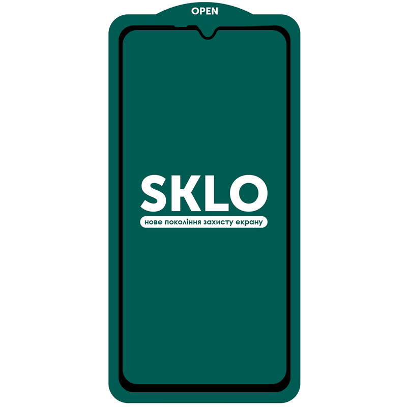 Захисне скло SKLO 5D (тех.пак) для Samsung Galaxy A05 Чорний