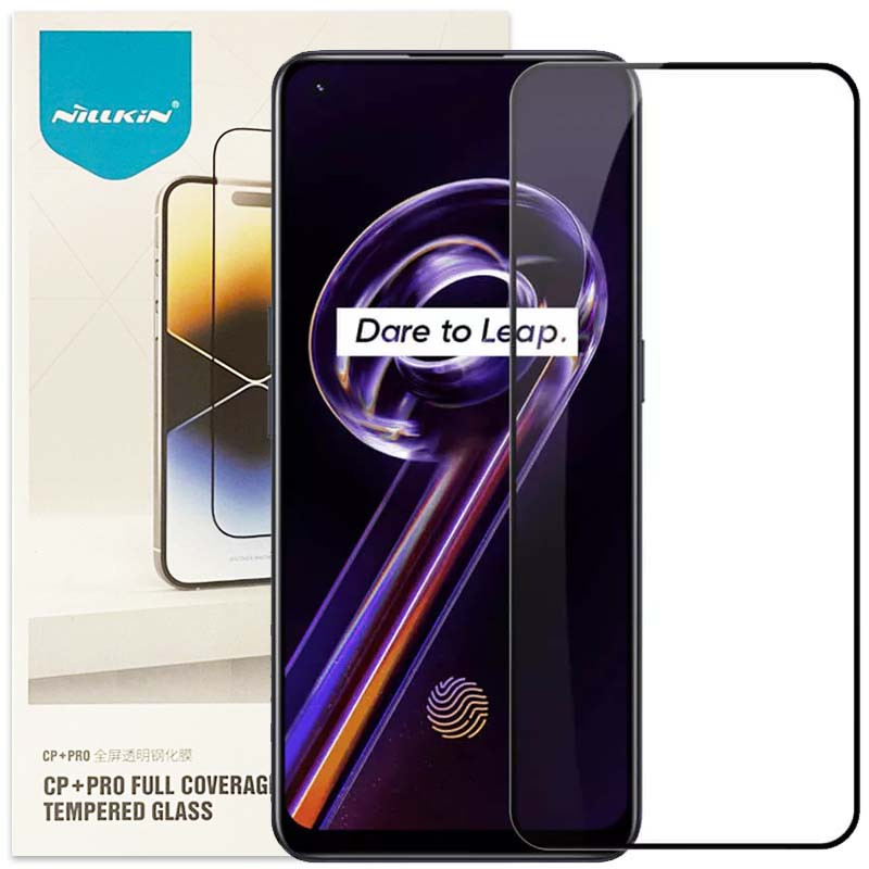 Захисне скло Nillkin (CP + PRO) для Realme 9 Pro / 9i / 9 5G / C35 / OnePlus Nord CE 2 Lite 5G Чорний