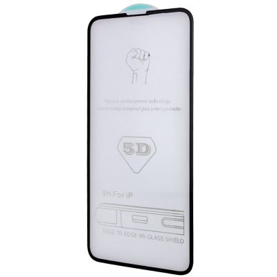 Захисне скло 5D Hard (full glue) (тех.пак) для Apple iPhone 14 Pro (6.1") Чорний