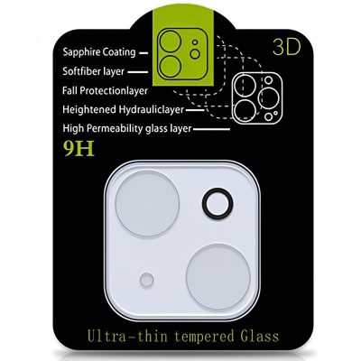 Захисне скло на камеру Full Block (тех.пак) для Apple iPhone 14 (6.1") / 14 Plus (6.7") Прозорий