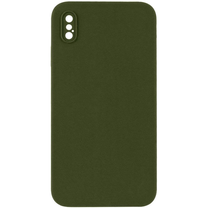 Чохол Silk Square Full Camera Protective (AA) NO LOGO для Apple iPhone X / XS (5.8")