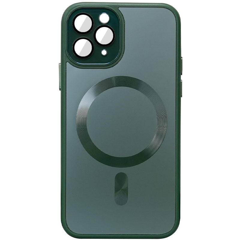 Чохол TPU + Glass Sapphire Midnight with Magnetic Fit для Apple iPhone 12 Pro Max (6.7″)