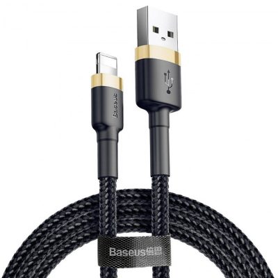 Дата кабель Baseus Cafule USB to Lightning 2.4 А (1 м) (CALKLF-B)