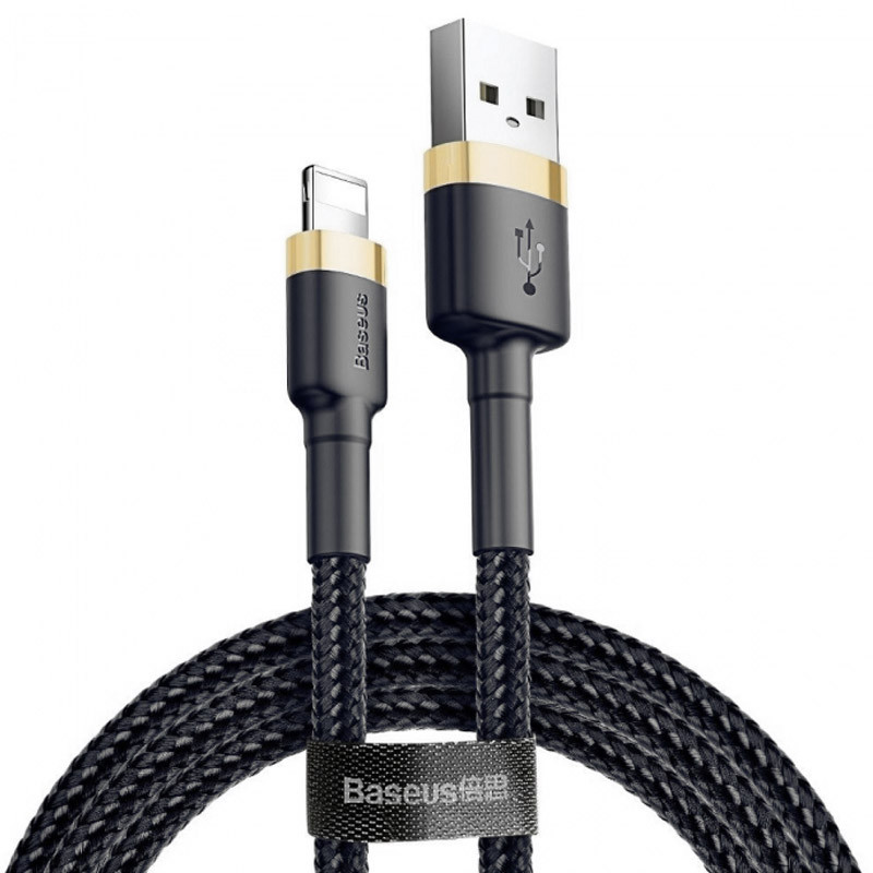 Дата кабель Baseus Cafule USB to Lightning 2.4 А (1 м) (CALKLF-B)
