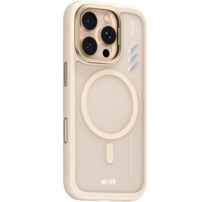 TPU + PC чохол Blueo Frosted Heat Dissip. with MagSafe для Apple iPhone 16 Pro Max (6.9″) Золотий / Gold