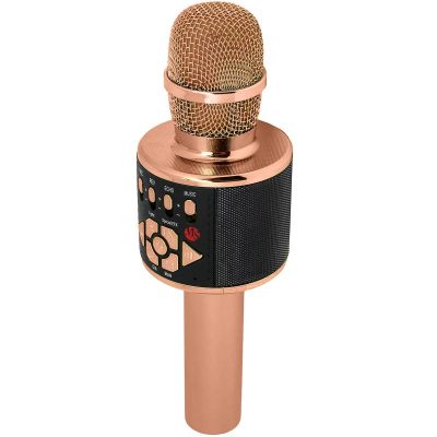 Караоке Мікрофон-колонка D169 Rose Gold