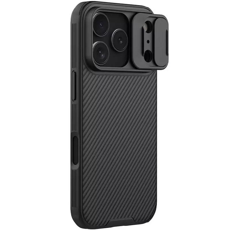 Карбонова накладка Nillkin CamShield Pro Magnetic для Apple iPhone 17 Pro / 18 Pro (6.3") Transparent black
