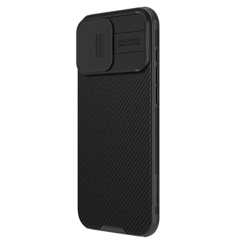 Карбонова накладка Nillkin CamShield Pro для Apple iPhone 16 Plus (6.7") Black